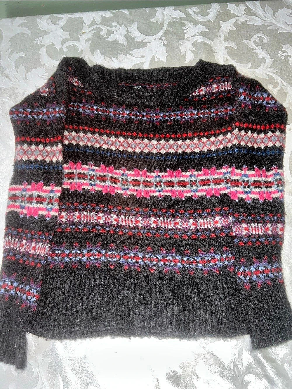 American Eagle Outfitters Women's Geometric Wool Blend Sweater M